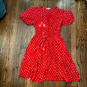 Floral print mini dress